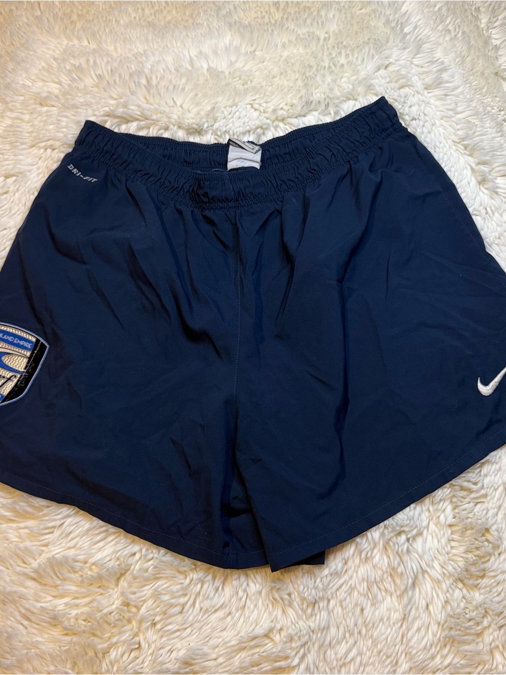 Nike Men’s size medium Dark Blue Athletic Shorts no liner 4” inseam
